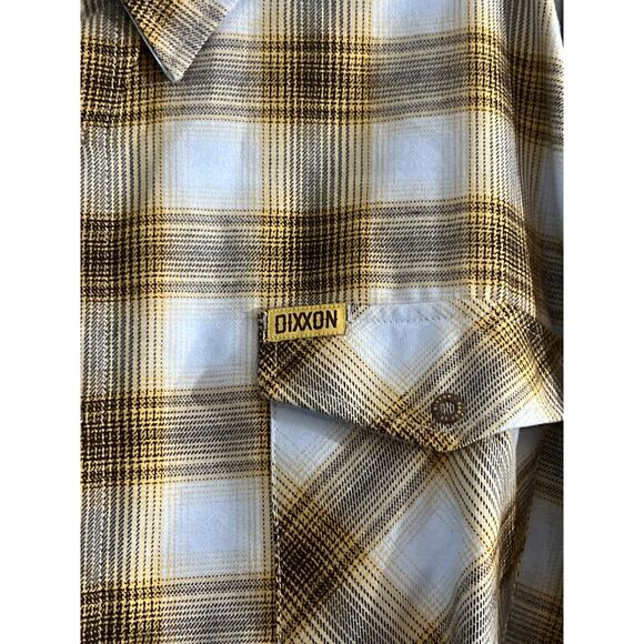 Dixxon Big Men's 22 Jumps Twin Falls Flannel Blue Brown Khaki Plaid Size 4X New - Picture 7 of 9